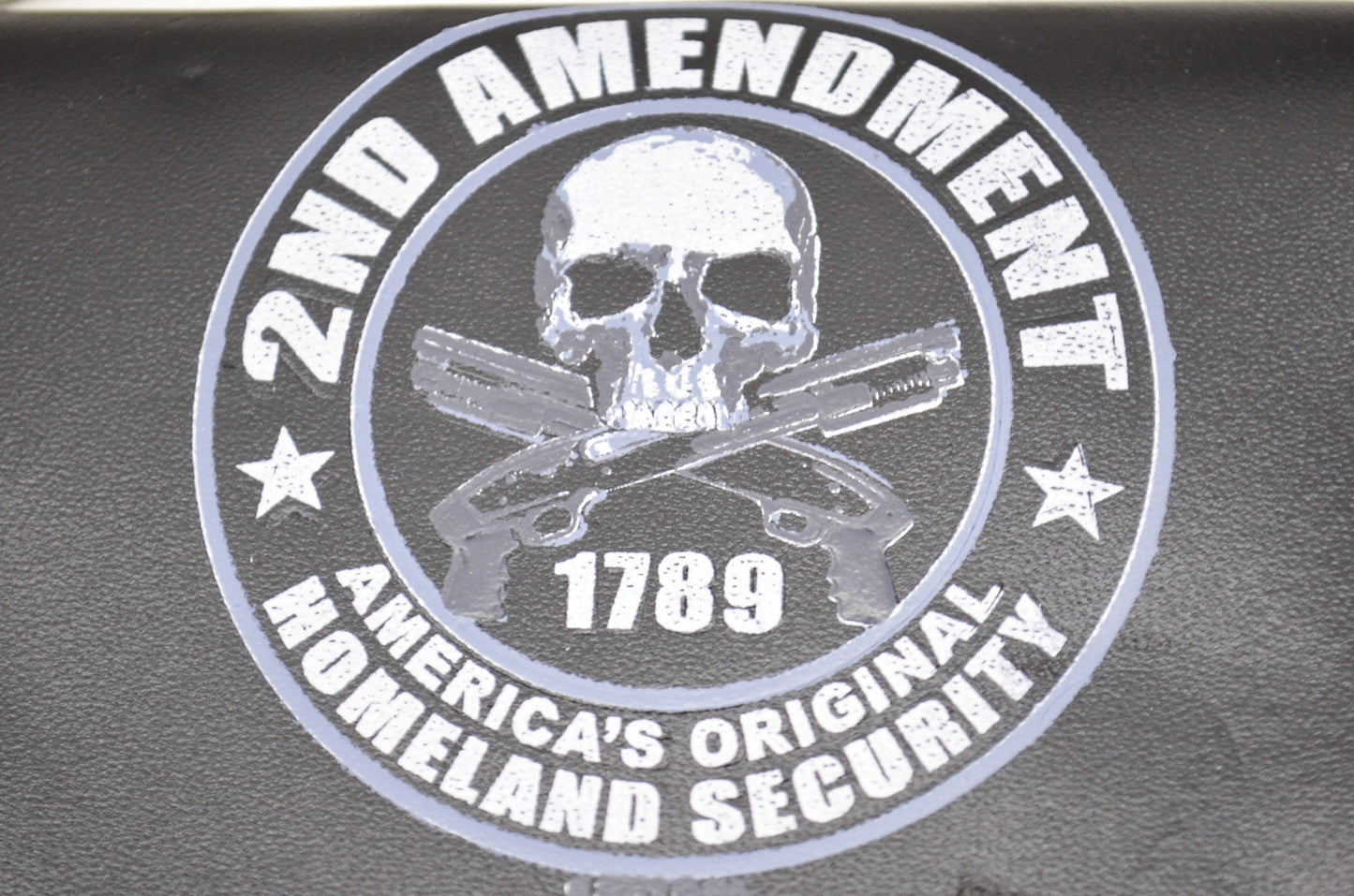 New Hot Leathers 2nd Amendment 1789 Homeland Security Bifold Wallet