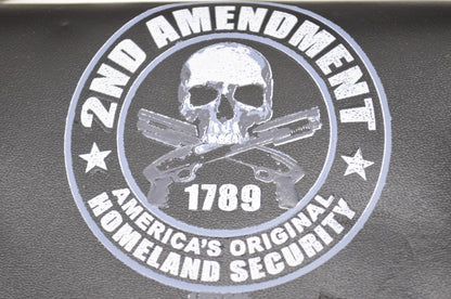 New Hot Leathers 2nd Amendment 1789 Homeland Security Bifold Wallet