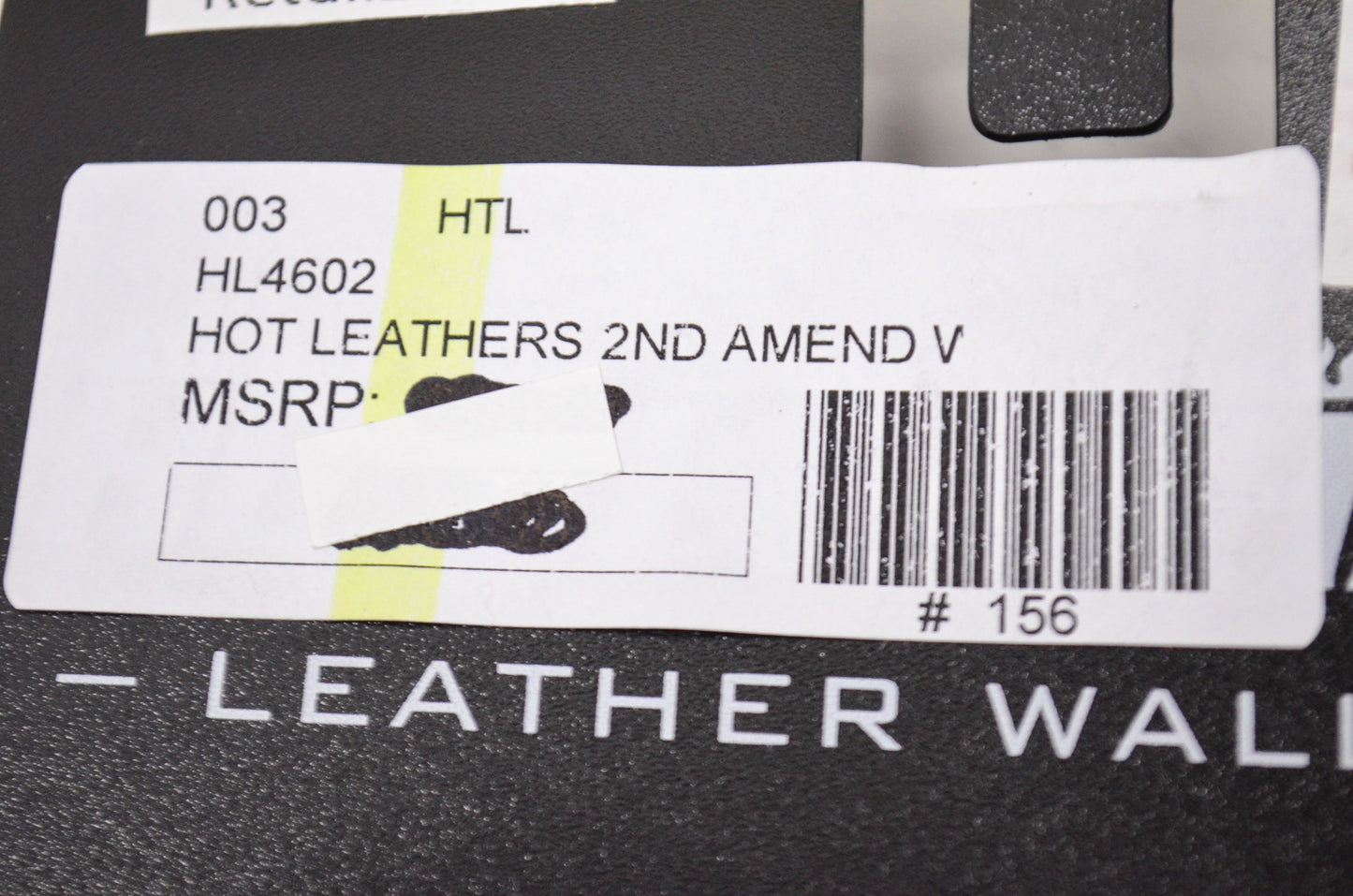 New Hot Leathers 2nd Amendment 1789 Homeland Security Bifold Wallet