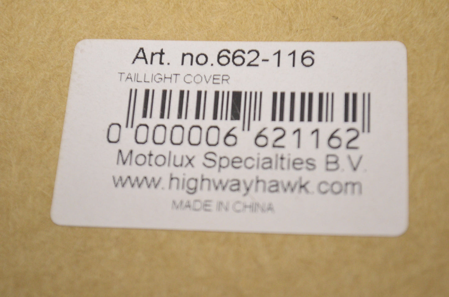 New Highway Hawk Taillight Cover Yamaha 1300 Vstar