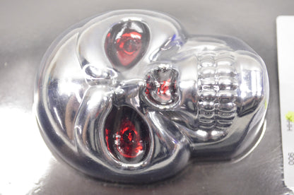 Skull Head W/ Red Light Up Eyes NOS