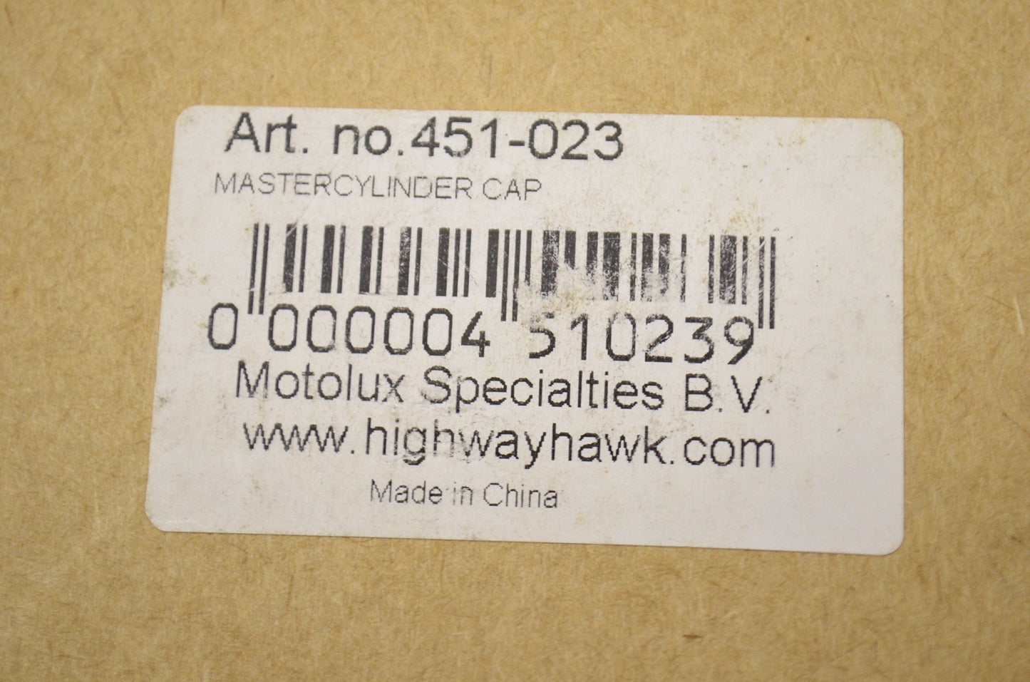 New Highway Hawk Master Cylinder Cover Yamaha 1300 Royal Star