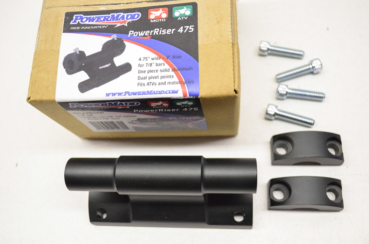 PowerMadd Power Riser 4.75 Wide 2' Tall For 7/8' Bars