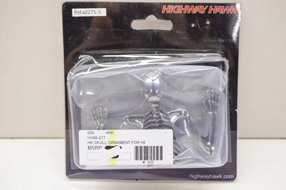 New Highway Hawk Skull Visor Ornament L