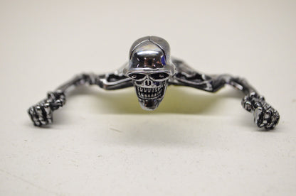 New Highway Hawk Skull Visor Ornament L