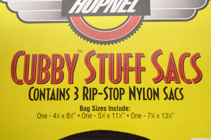Cubby Stuff Set Of 3 Rip Stop Sacs 3 Sizes NOS