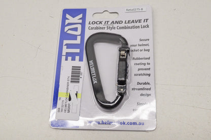 New Helmetlock Carabiner Style Combination Lock