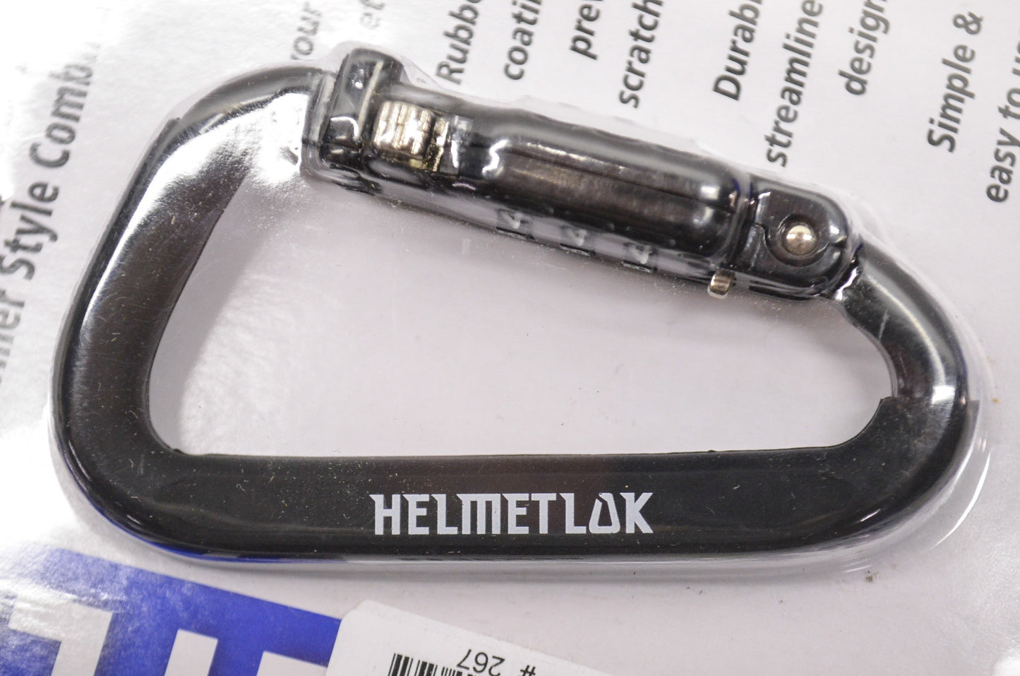 New Helmetlock Carabiner Style Combination Lock