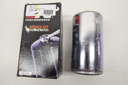 New K&N Wrench Off Chrome Oil Filter Harley Davidson Dyna FXD