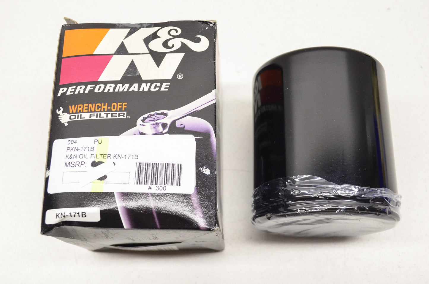 New K&N Wrench Off Black Oil Filter XL Softail Dyna Electra Glide