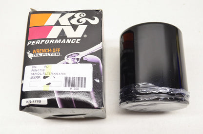 New K&N Wrench Off Black Oil Filter XL Softail Dyna Electra Glide