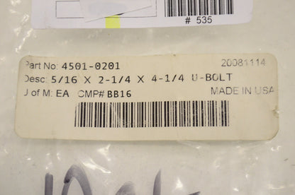Split U Bolt Set 10Pk NOS