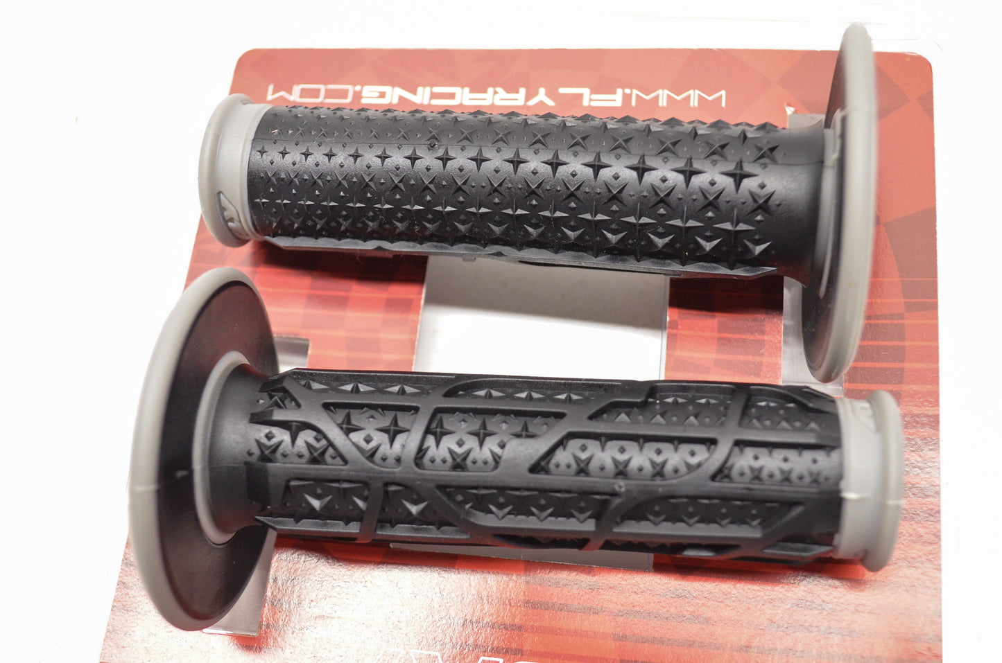 New Fly Racing Pilot 2 Dual Compound MX Grip Set Grey Black