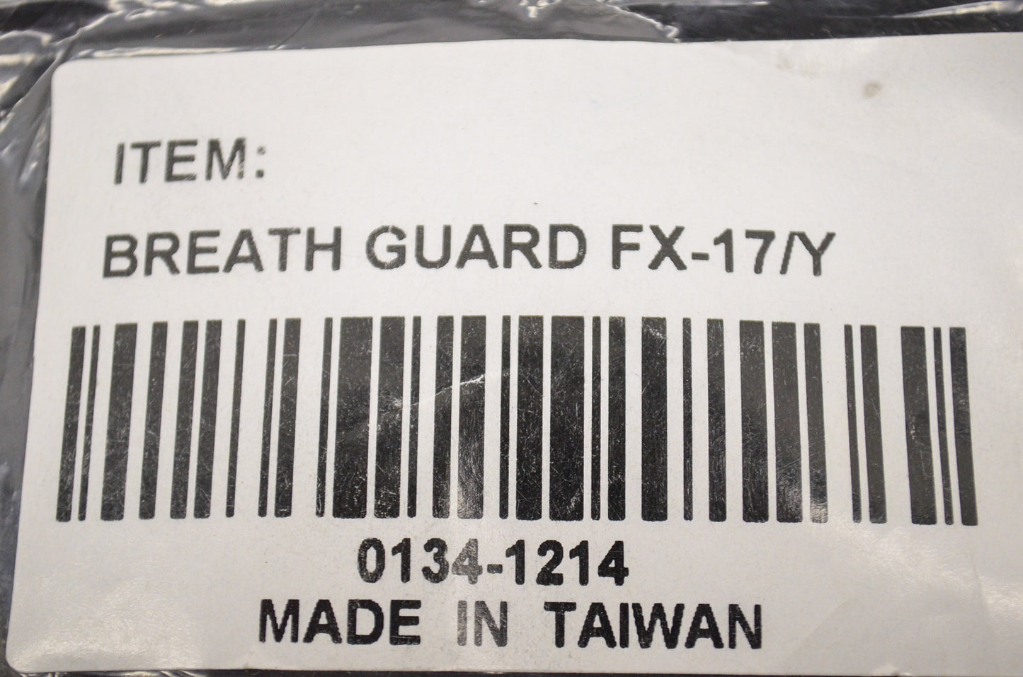 New AFX Breath Guard FX-17/Y