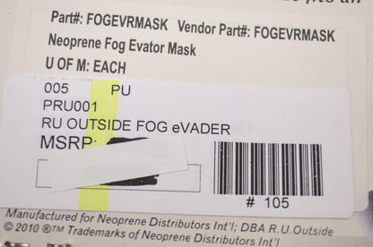 Fog eVader Breath Deflector Mask NOS