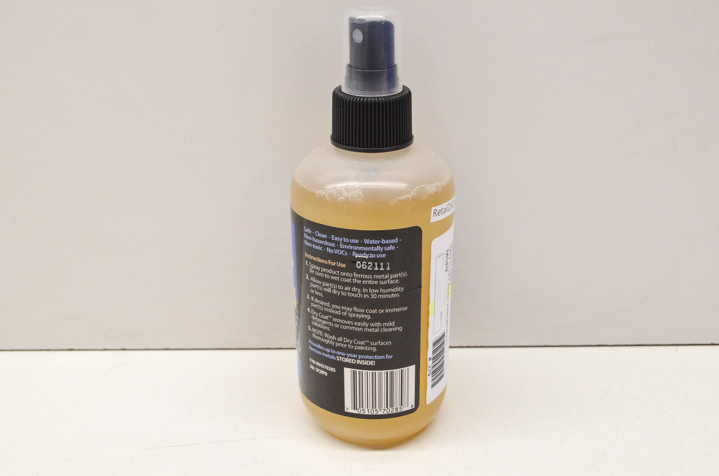 New Dry Coat Rust Preventative Water Based Solution 8 Fl Oz