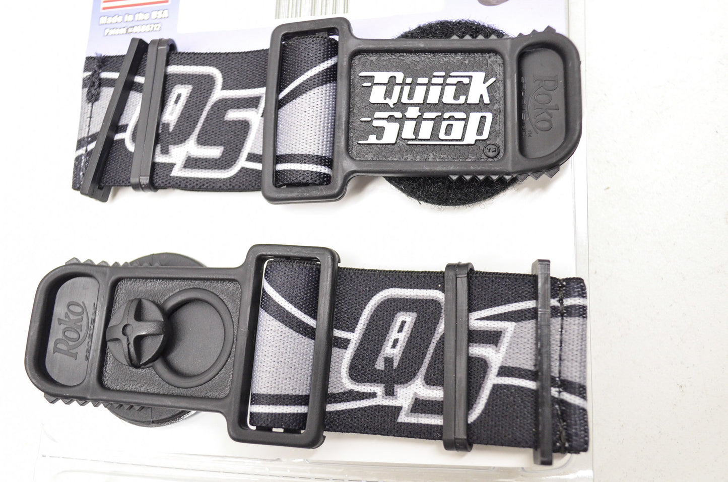 New Goggle Quick Strap Black Quick Strap Set