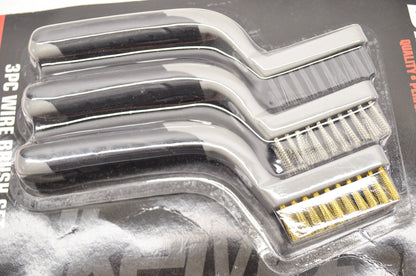 New BikeMaster 3PC Wire Brush Set