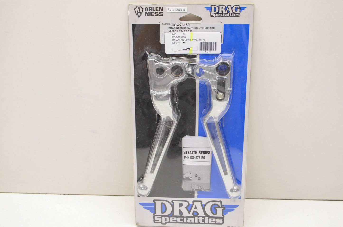 Drag Specialties Arlen Ness Stealth Clutch Brake Lever Set F/82-95 Harley Davids