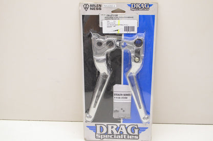 Drag Specialties Arlen Ness Stealth Clutch Brake Lever Set F/82-95 Harley Davids