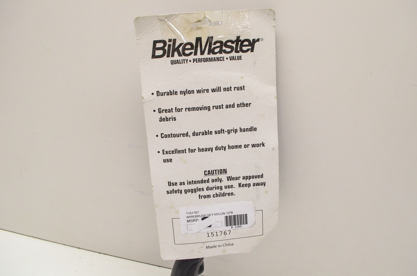 New BikeMaster 10' Nylon Wire Brush