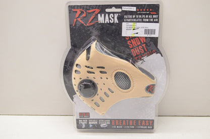 New RZ Mask Natural Regular SZ Mask W/ Filters & Storage Bag