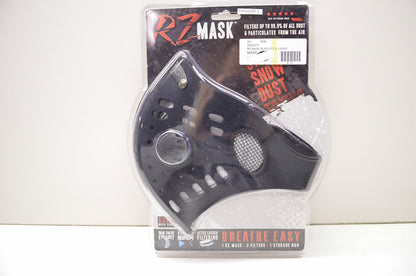 New RZ Mask Black XL Mask W/ Filters & Storage Bag