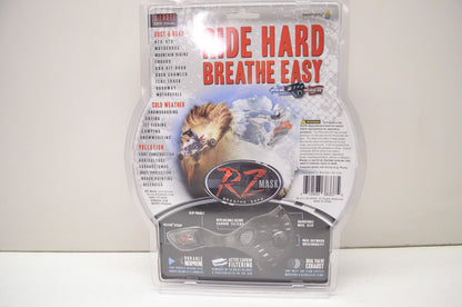 New RZ Mask Black XL Mask W/ Filters & Storage Bag