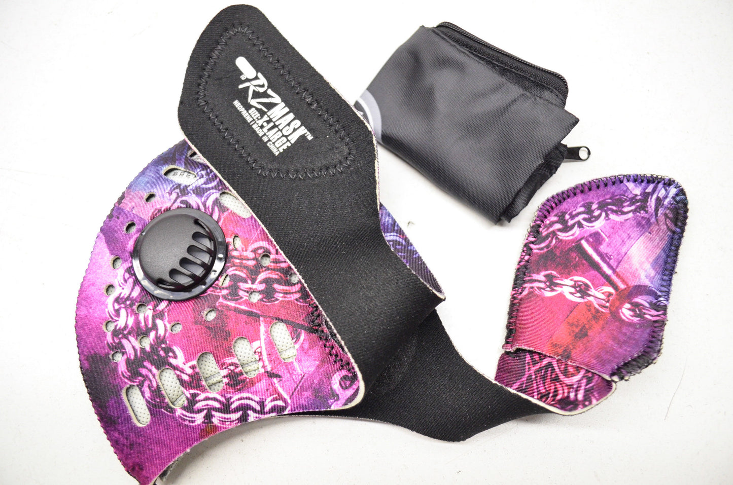 New RZ Mask Bound XL Mask Over 235Lbs W/ Filters & Storage Bag