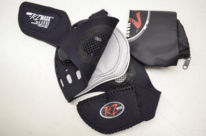 New RZ Mask Black Regular Sz Mask W/ Filters & Storage Bag
