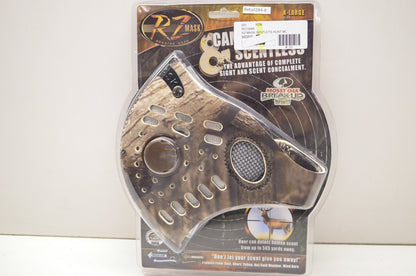 New RZ Mask Camo XL Sentless Hunting Mask W/ Filters & Storage Bag