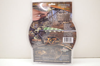 New RZ Mask Camo XL Sentless Hunting Mask W/ Filters & Storage Bag
