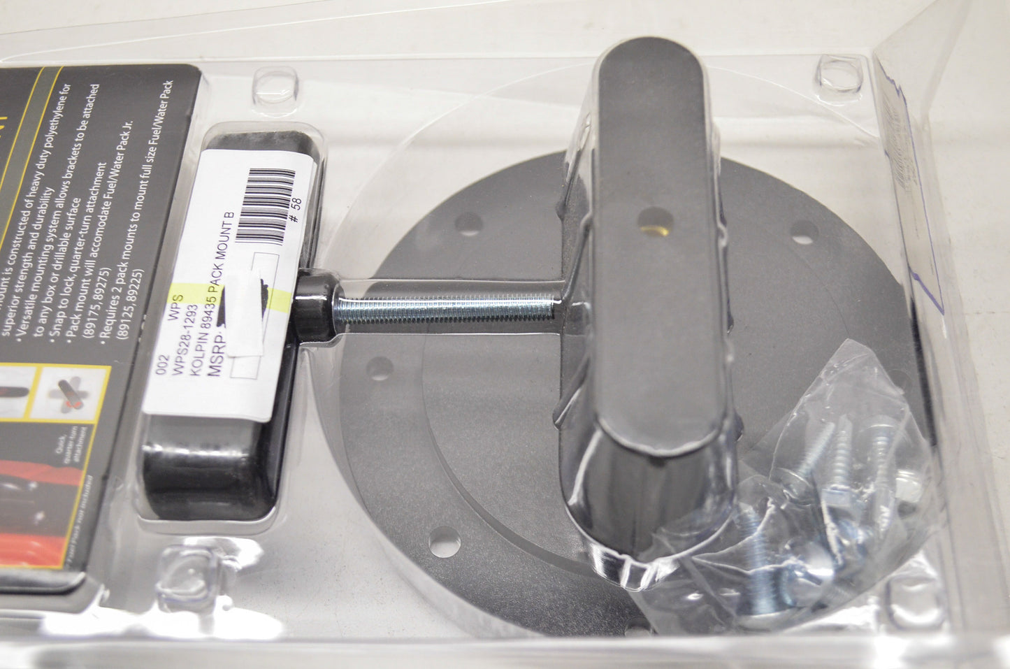 New Kolpin Pack Bracket Mount Fits Old & New Fuel Packs