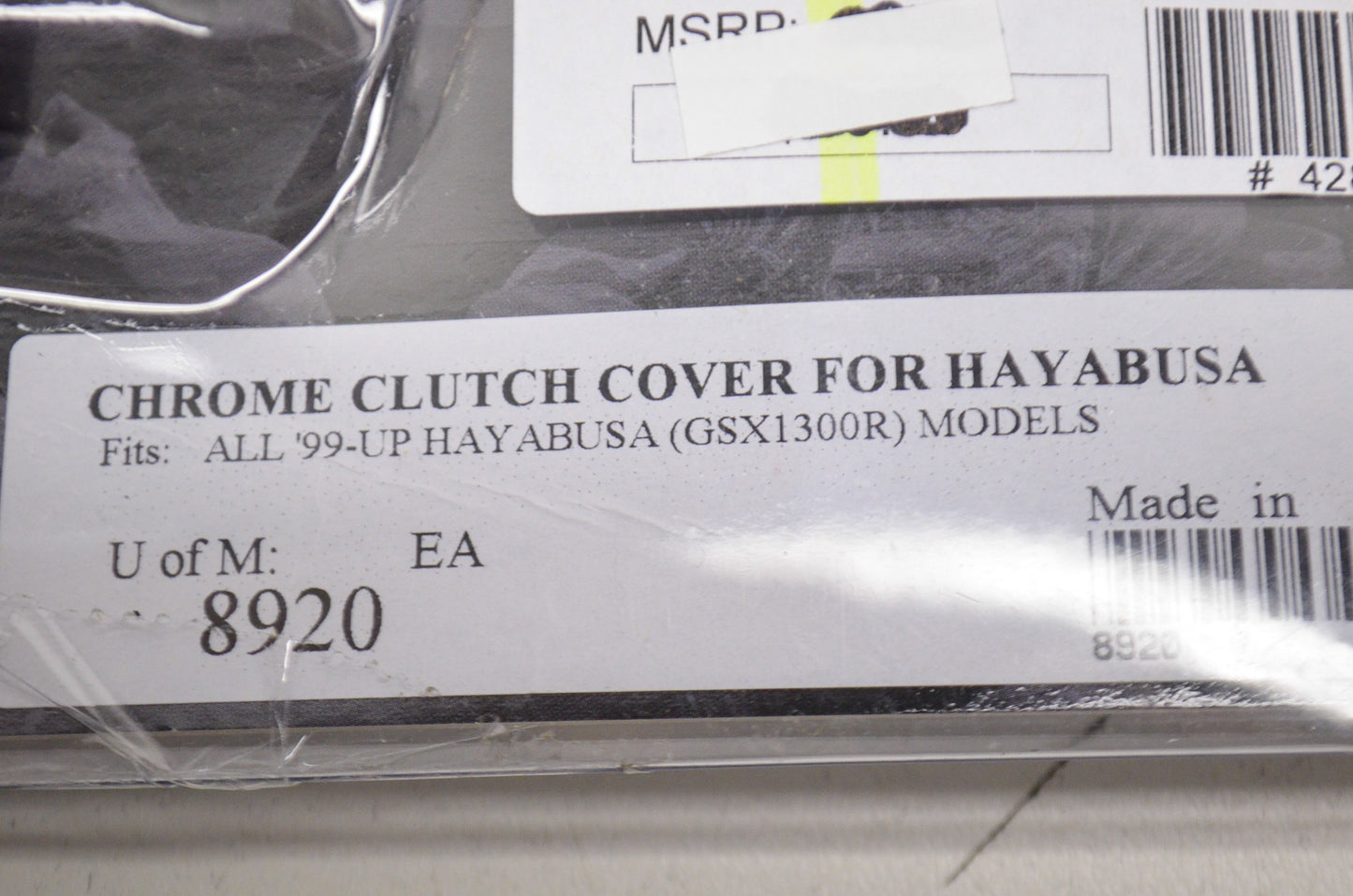 New Kuryakyn Clutch Cover Suzuki Hayabusa 99-UP GSX1300R