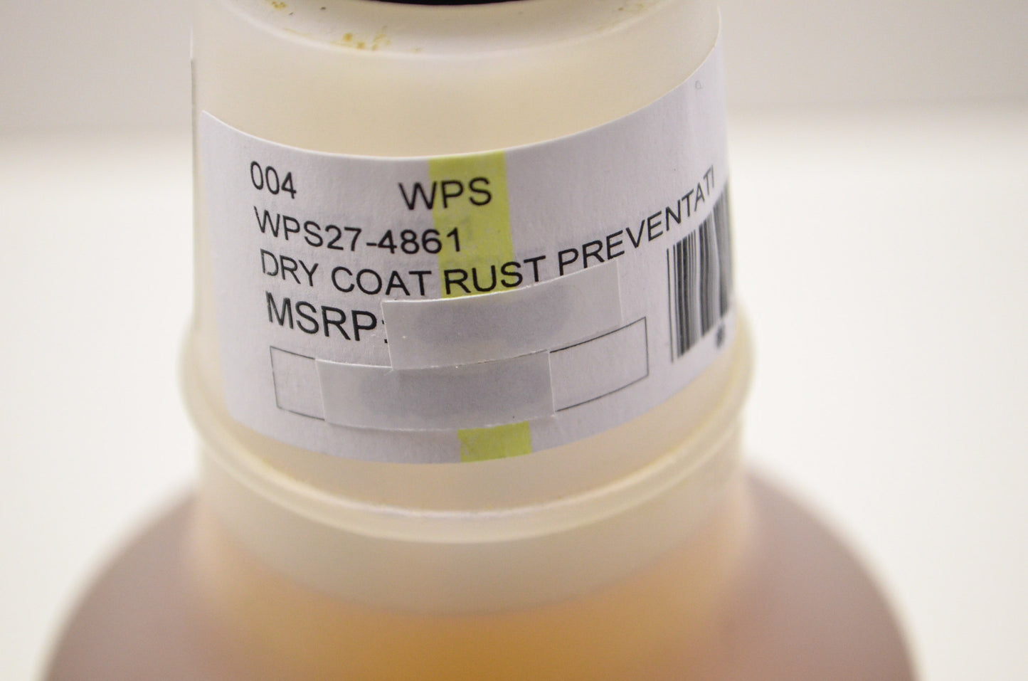 New Dry Coat Rust Preventative Water Based Solution 1 Quart