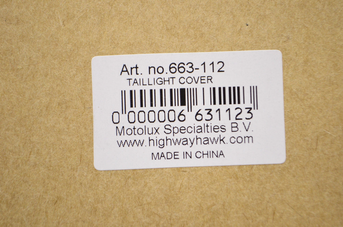 New Highway Hawk Taillight Cover Suzuki Intruder Boulevard