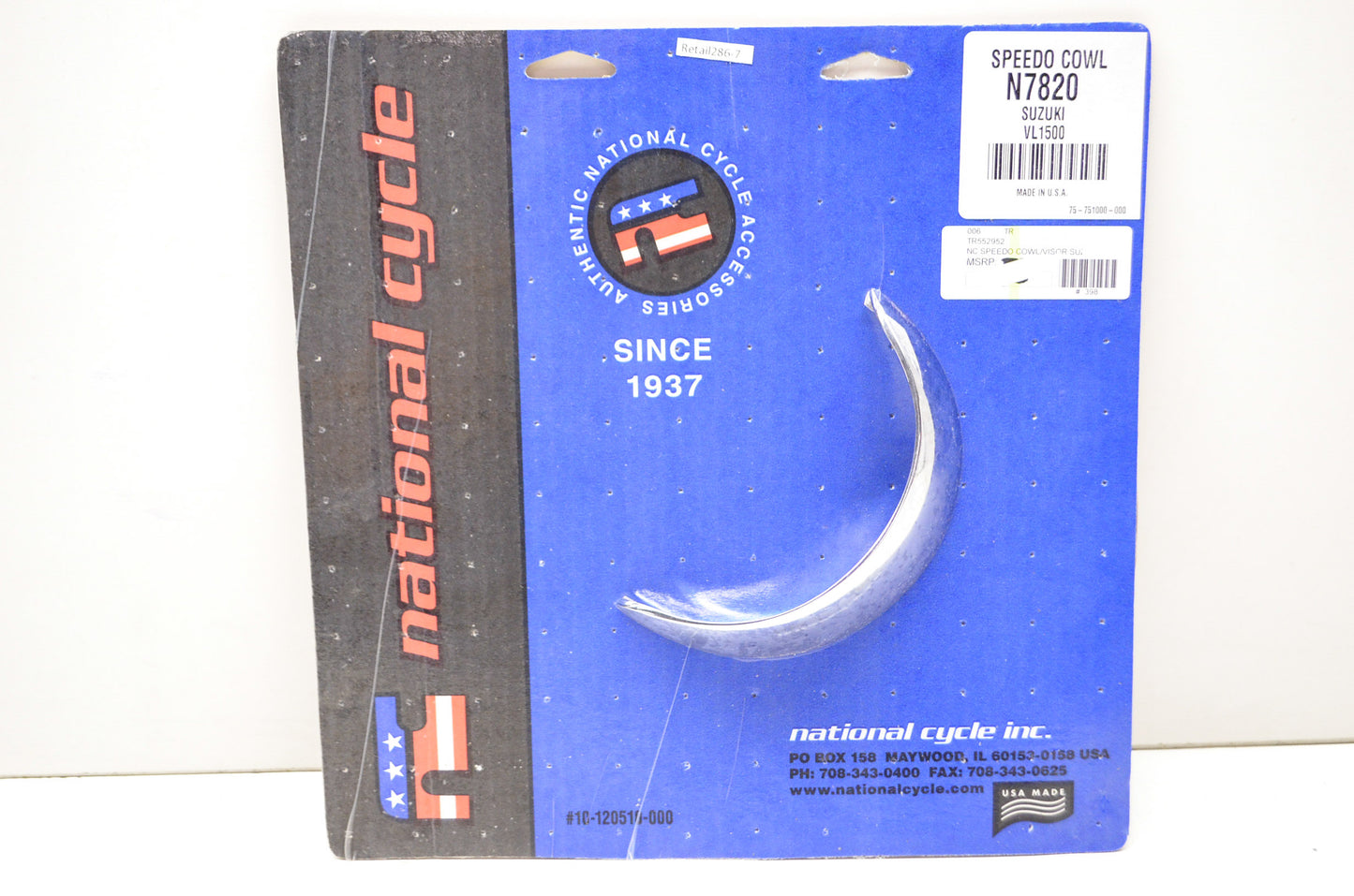 New National Cycle Speedo Cowl Visor Suzuki VL1500
