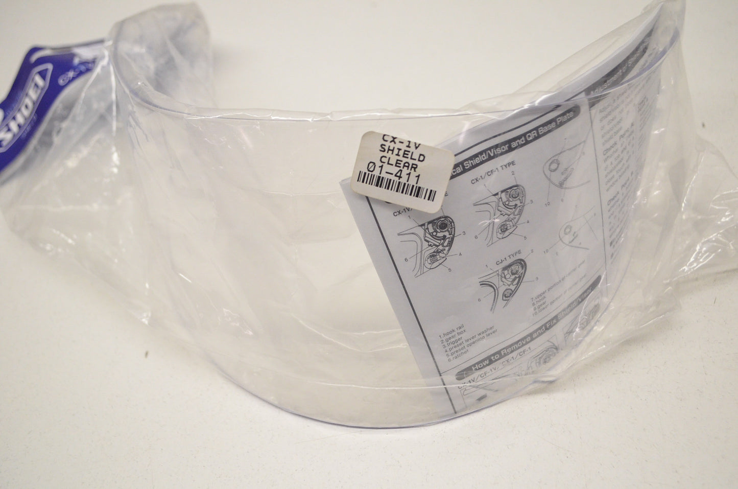 New Shoei CX-1V Clear Shield