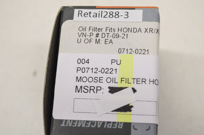 New Moose Replacement Oil Filter Honda XR/XL All