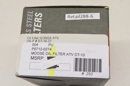 New Moose Stainless Steel Replacement Oil Filter Honda ATV