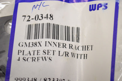 GM38X Inner Ratchet Plate Set Left Right W/ 4 Screws NOS