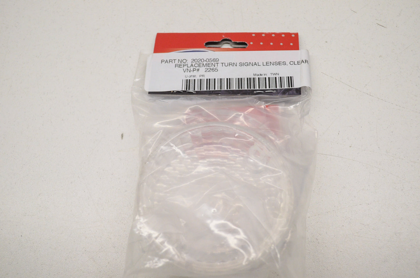 Clear Replacement Turn Signal Lens Pair Kawasaki Yamaha NOS