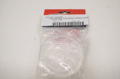 Clear Replacement Turn Signal Lens Pair Kawasaki Yamaha NOS