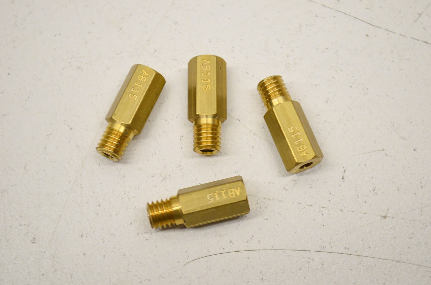 New A-Bax Precision Brass Main Jets QTY 4 Hex Head Keihin Carbs CR 115