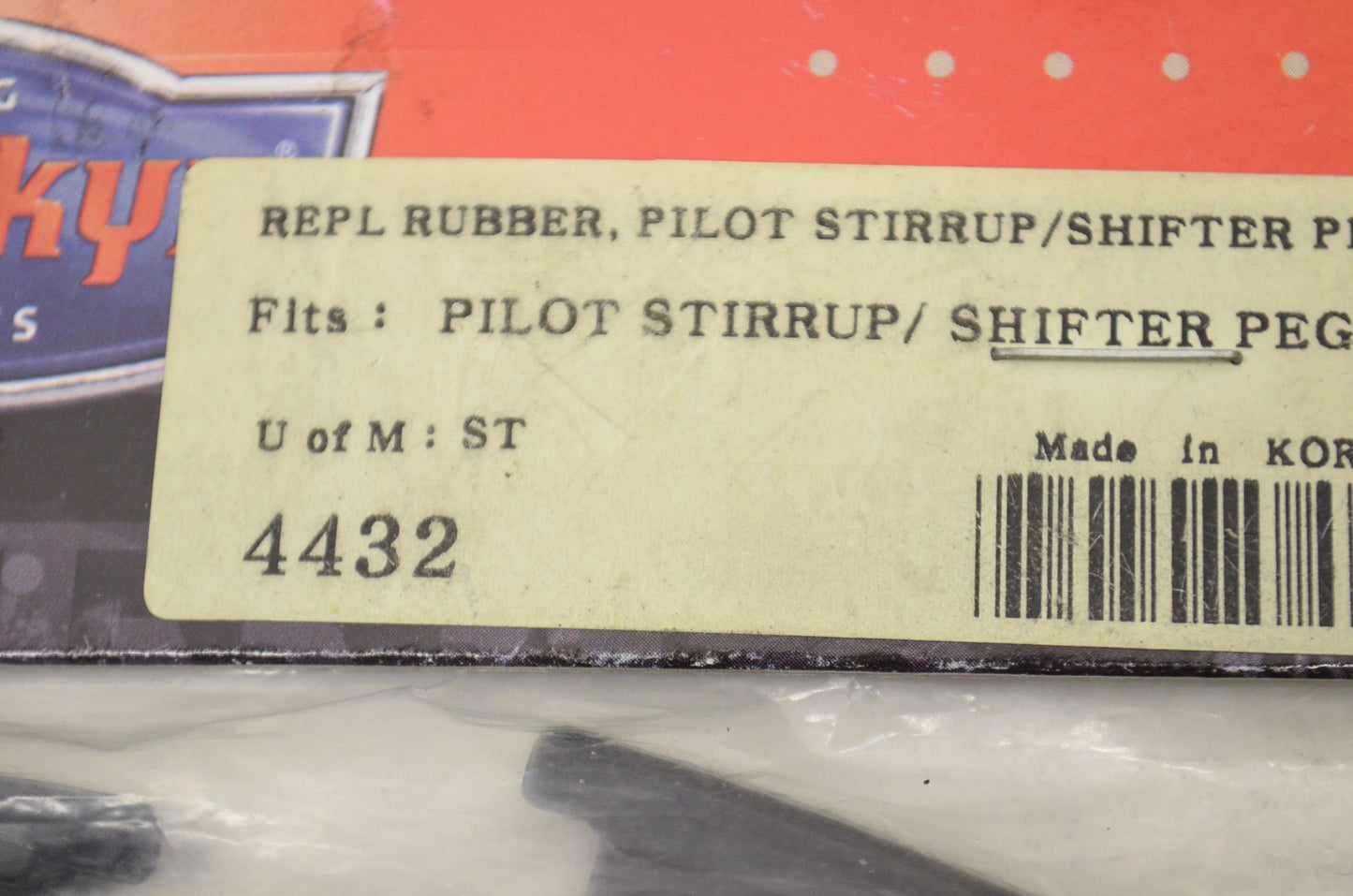 New Kuryakyn Replacement Rubber Pilot Stirrup Shifter Peg 4Pk