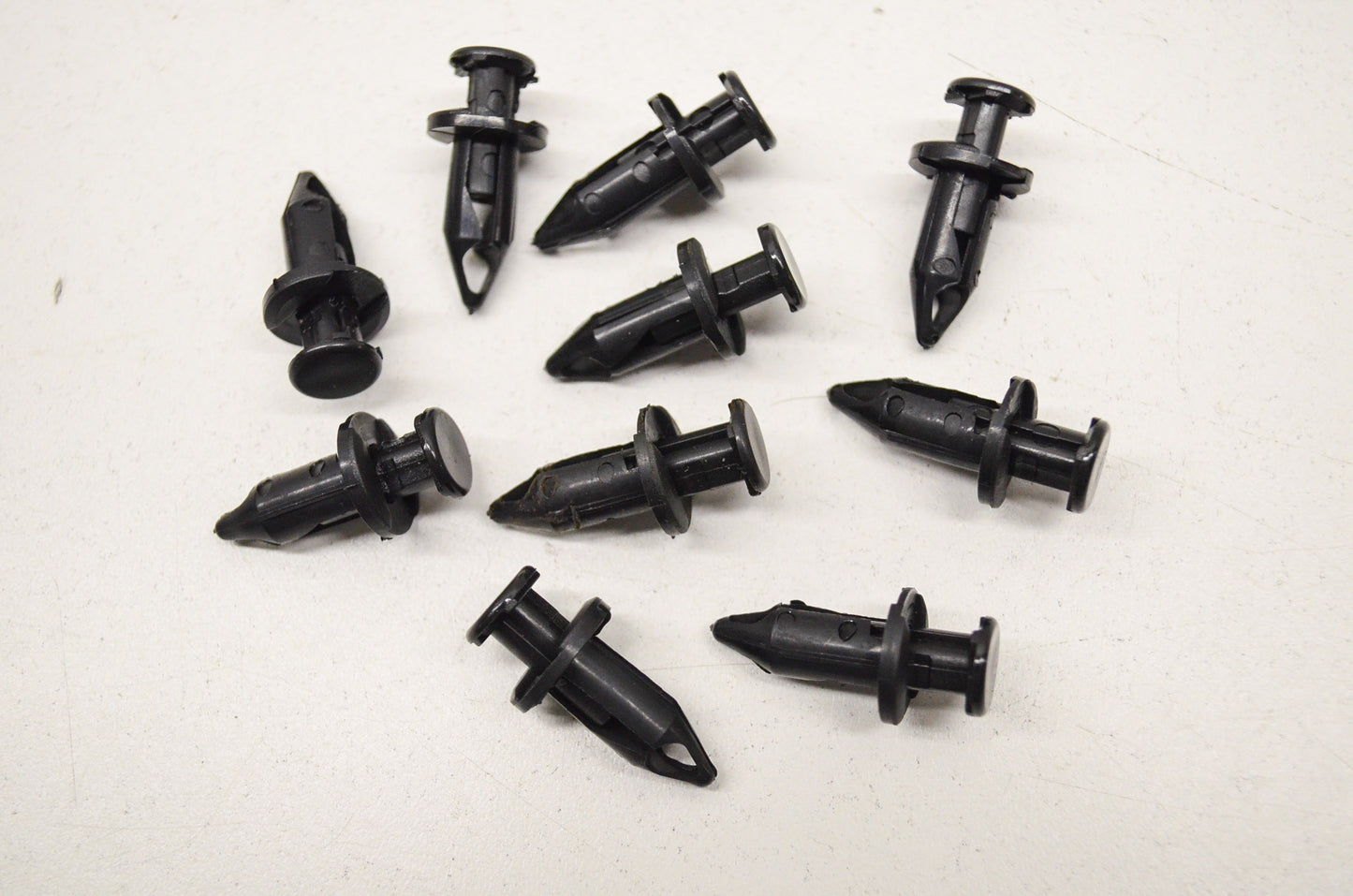 Sportbike & ATV Nylon Reusable Pry Rivets Sz M8 10 Pack 2005-Orriv NOS