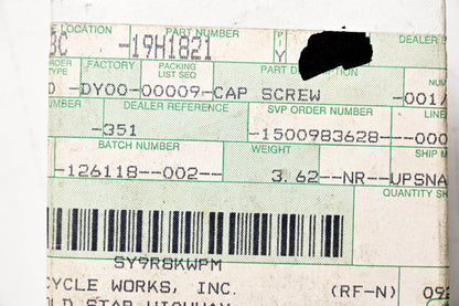 New OEM John Deere 19H1821 Cap Screw NOS