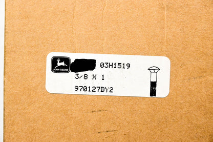 New OEM John Deere 03H1519 Bolts 3/8 x 1 Qty 2 NOS