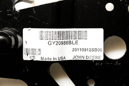 New OEM John Deere GY20986BLE, 499A029 Idler Arm Plate NOS