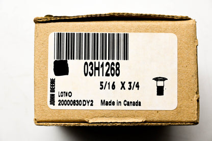 New OEM John Deere 03H1268 Bolts Qty 2 NOS